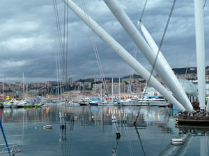 am Hafen von Genua